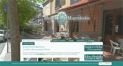 Desktop Screenshot of hotelmaestoso.it